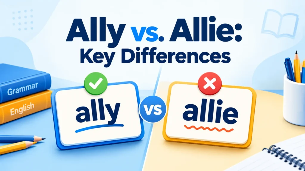 Ally vs. Allie: Key Differences