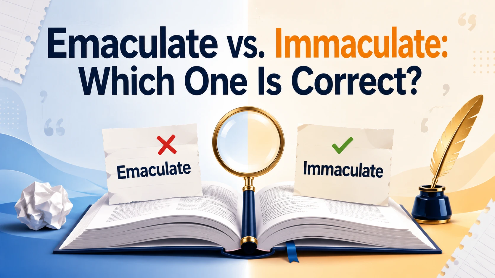 Emaculate vs. Immaculate: Which One Is Correct?