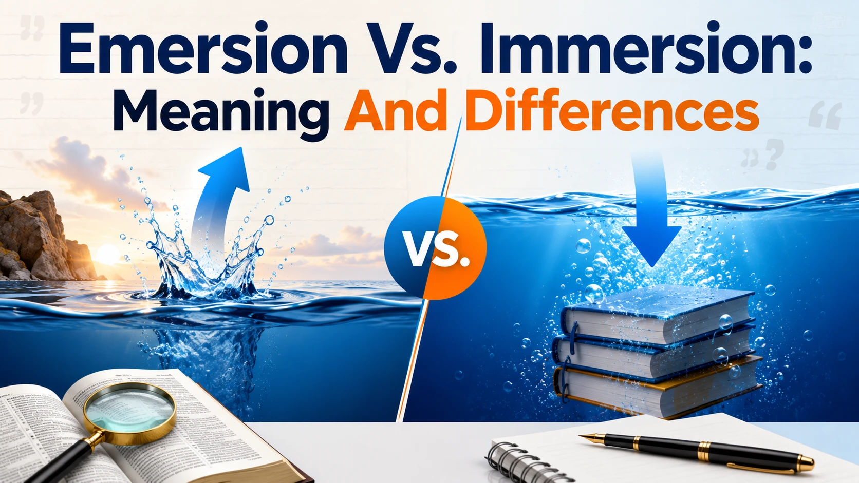 Emersion Vs. Immersion: Meaning And Differences