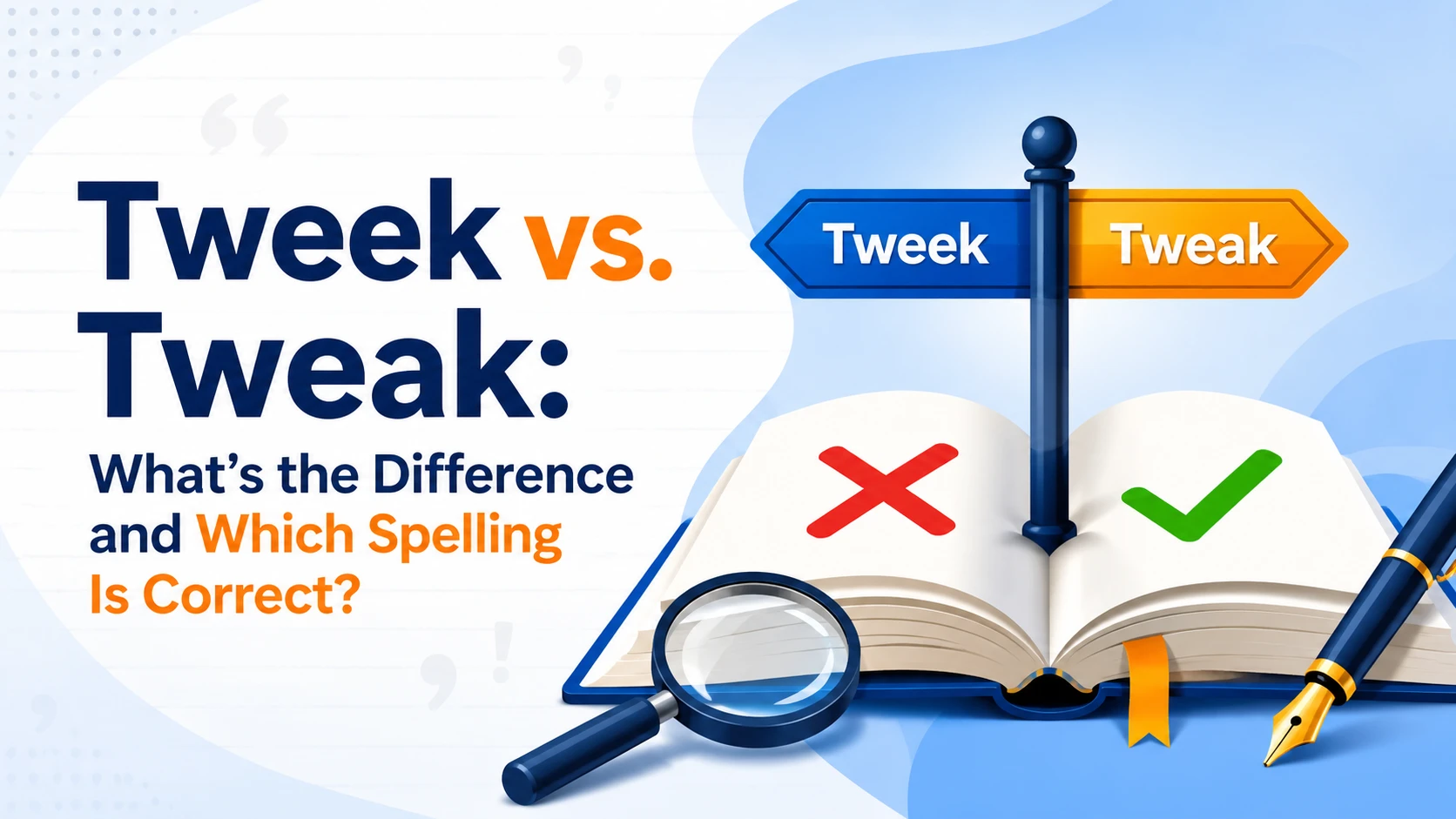 Tweek vs. Tweak: What’s the Difference and Which Spelling Is Correct?