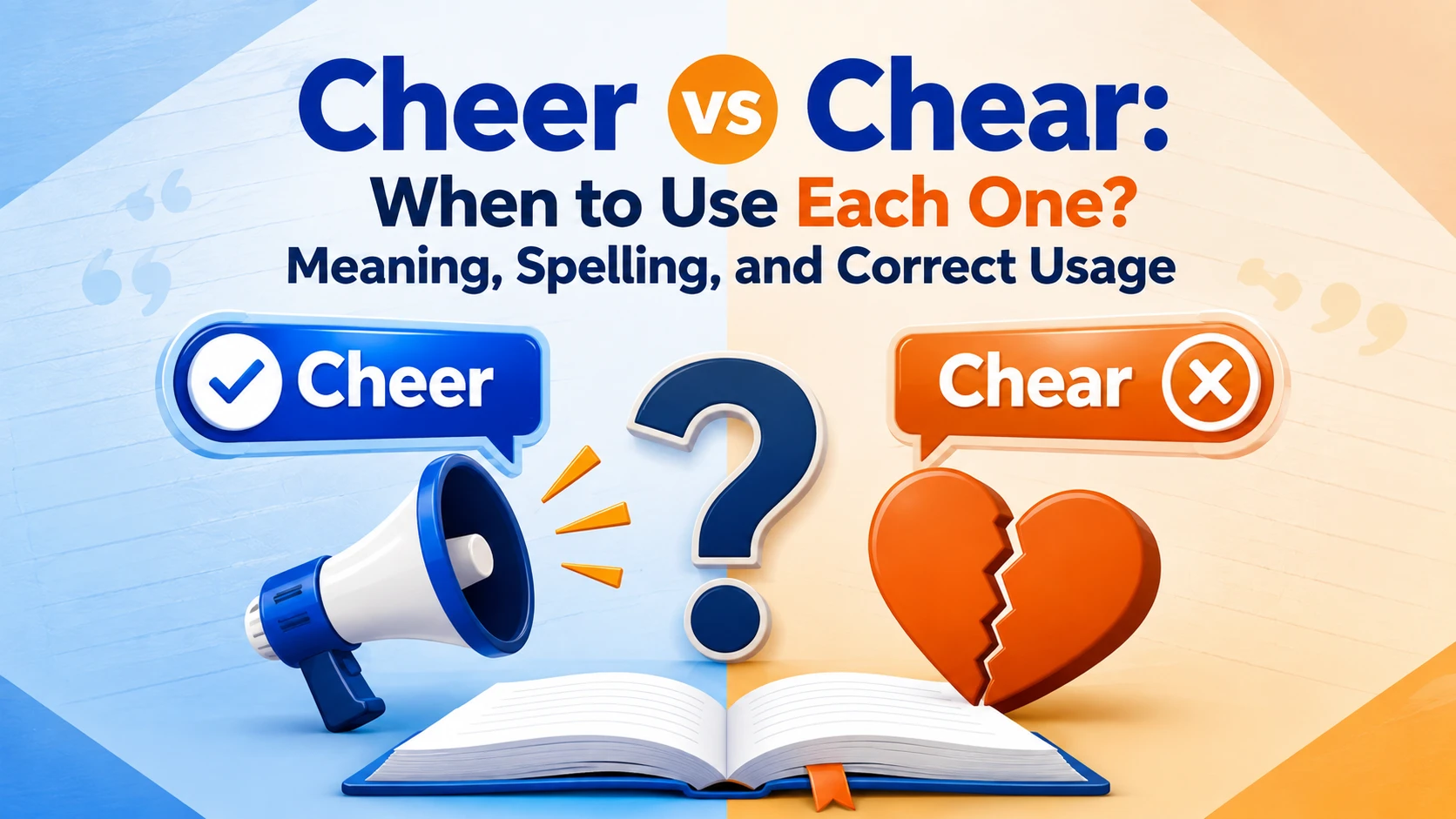 Cheer vs Chear: When to Use Each One? Meaning, Spelling, and Correct Usage