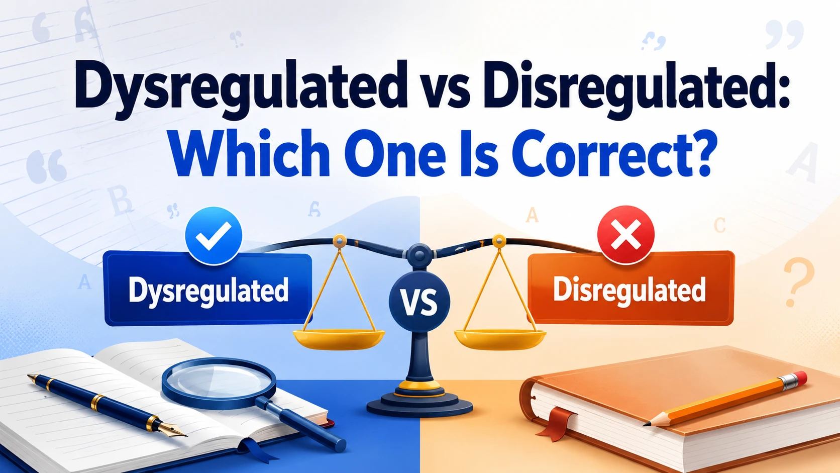 Dysregulated vs Disregulated: Which One Is Correct?