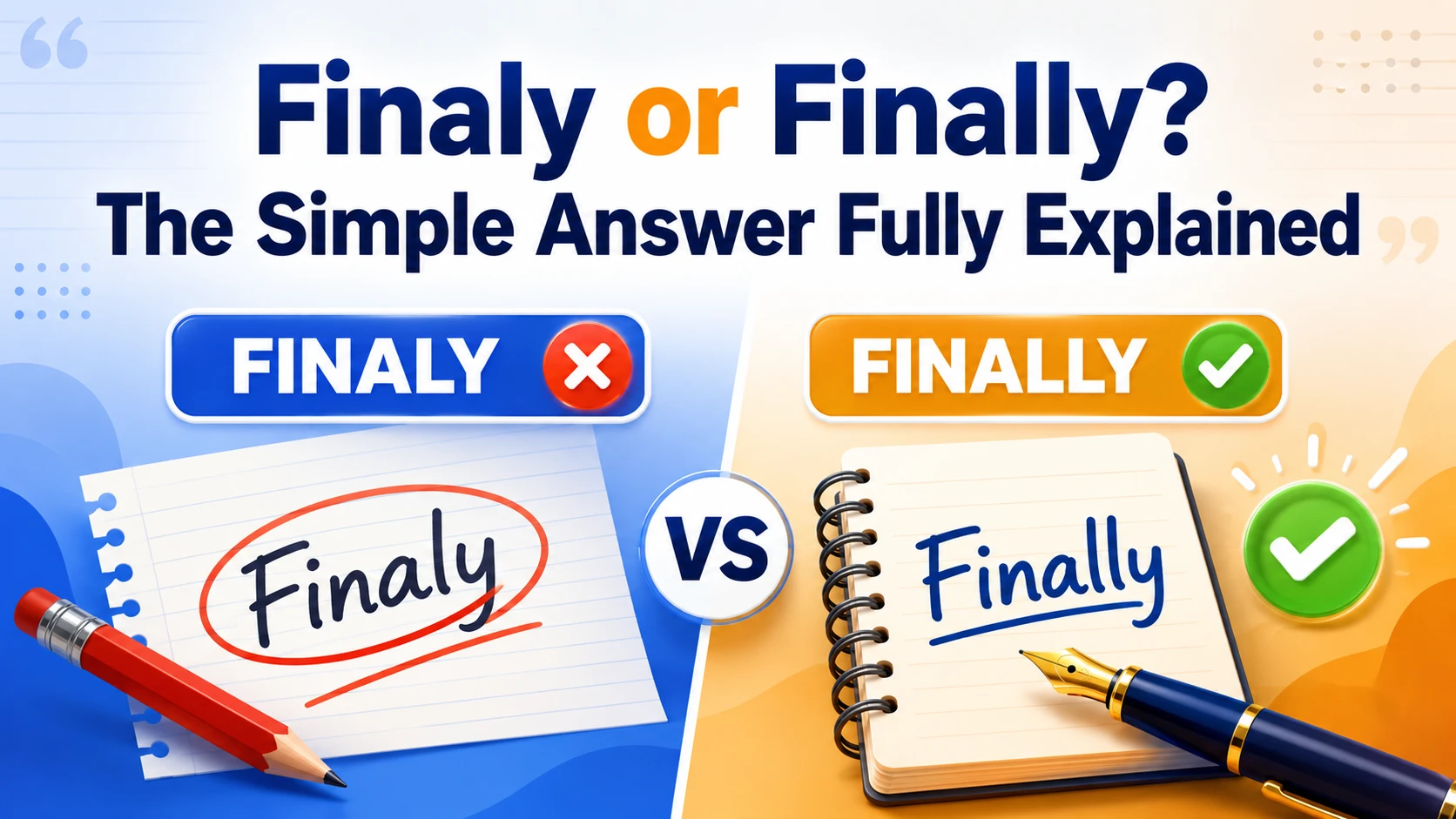 Finaly or Finally? The Simple Answer Fully Explained