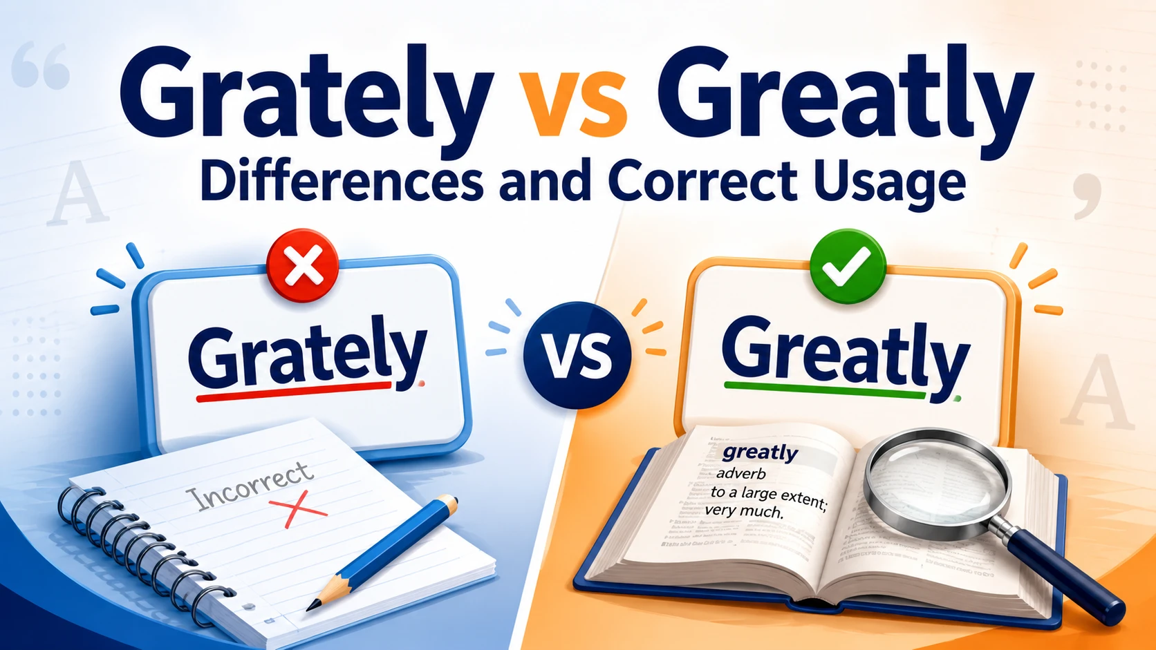 Grately vs Greatly Differences and Correct Usage