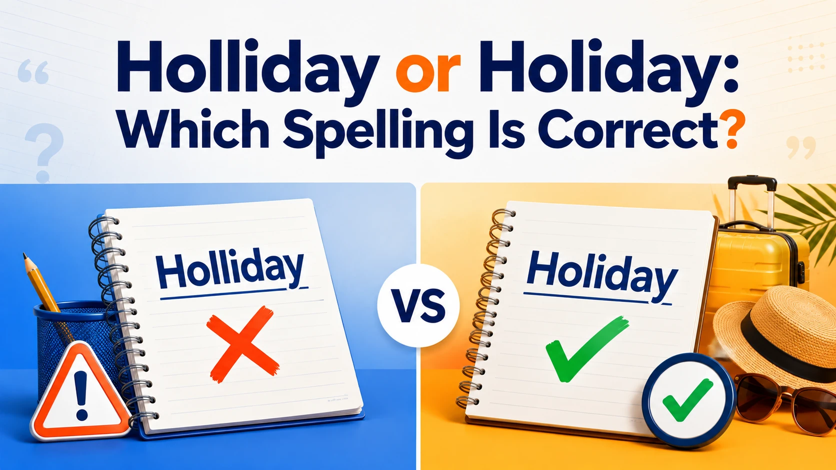 Holliday or Holiday: Which Spelling Is Correct?