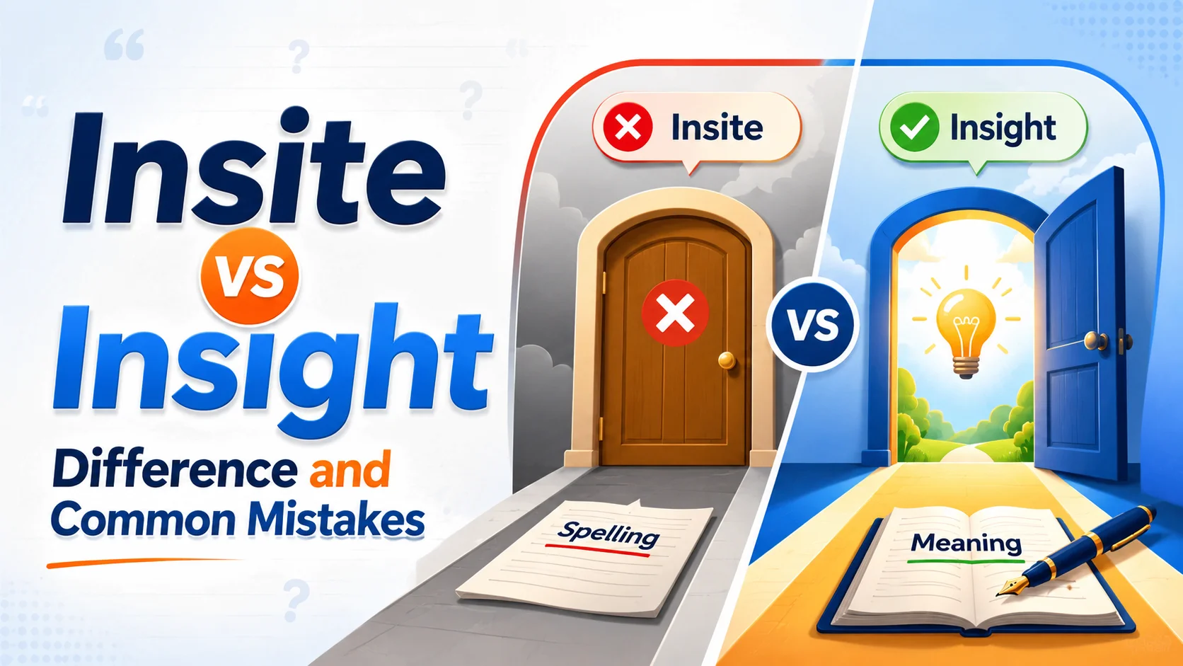 Insite vs Insight Difference and Common Mistakes