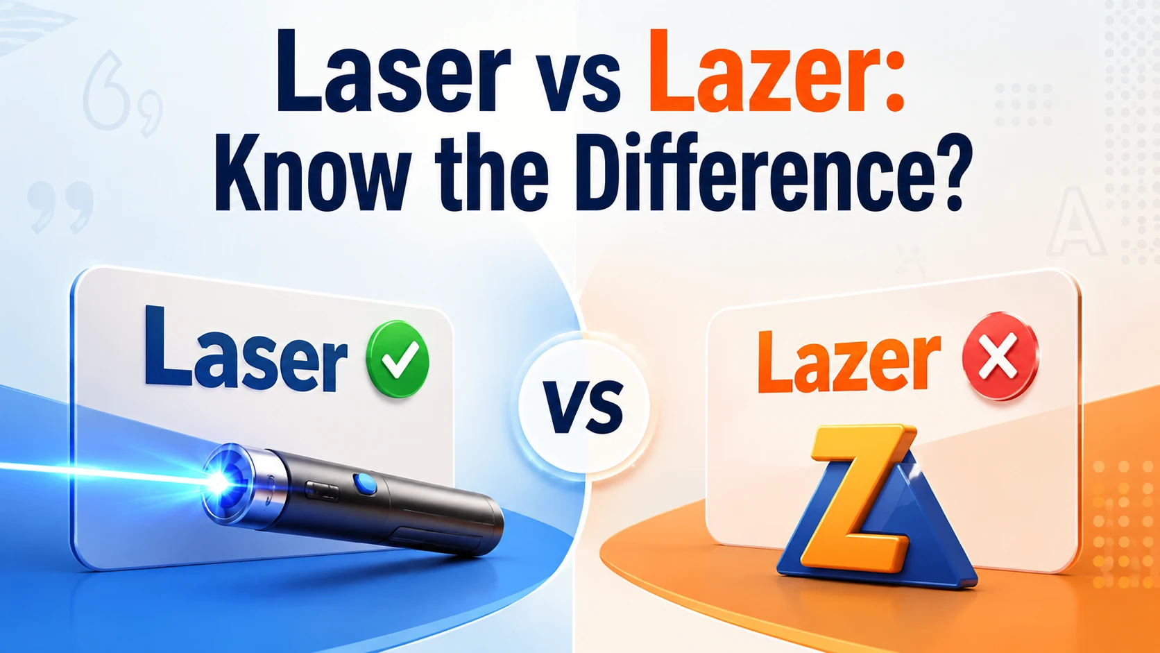 Laser vs Lazer: Know the Difference?