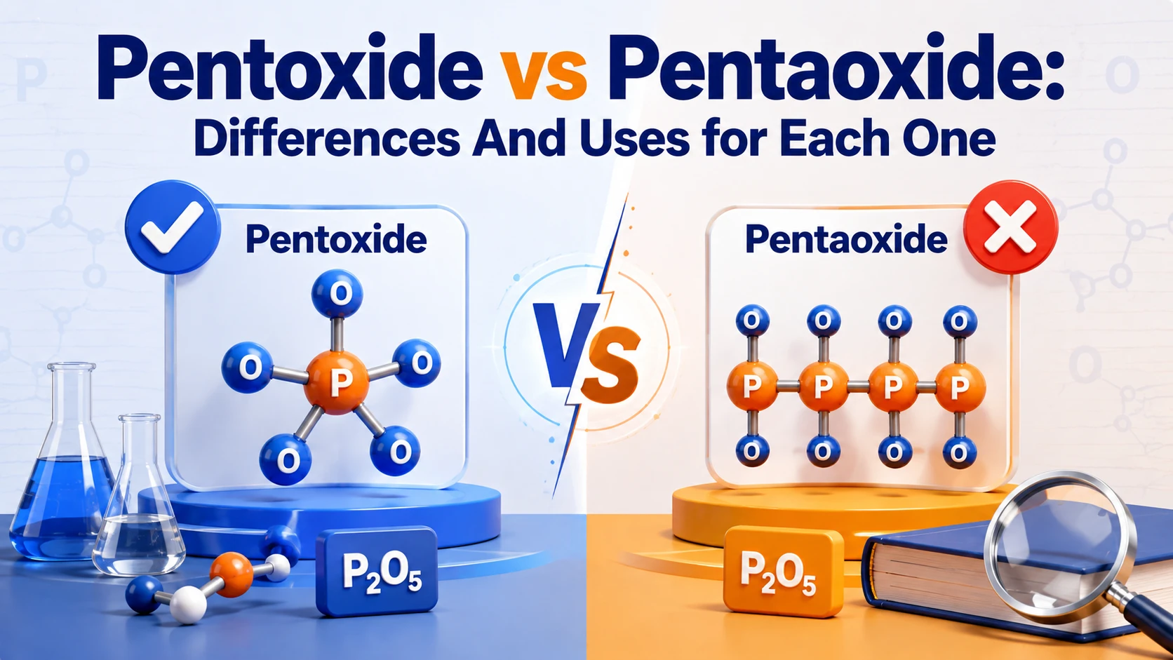 Pentoxide vs Pentaoxide: Differences And Uses for Each One