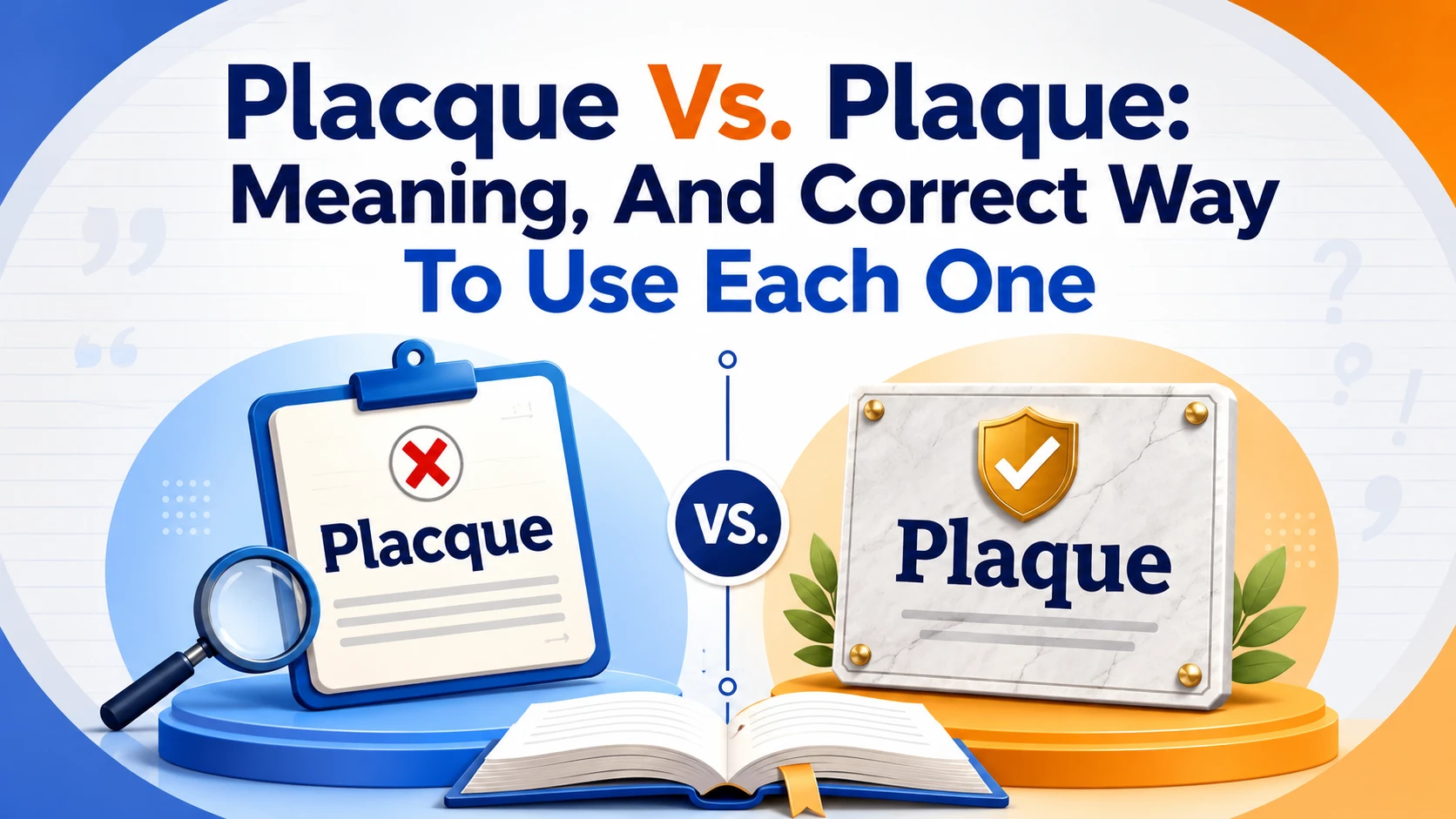 Placque Vs. Plaque: Meaning, And Correct Way To Use Each One