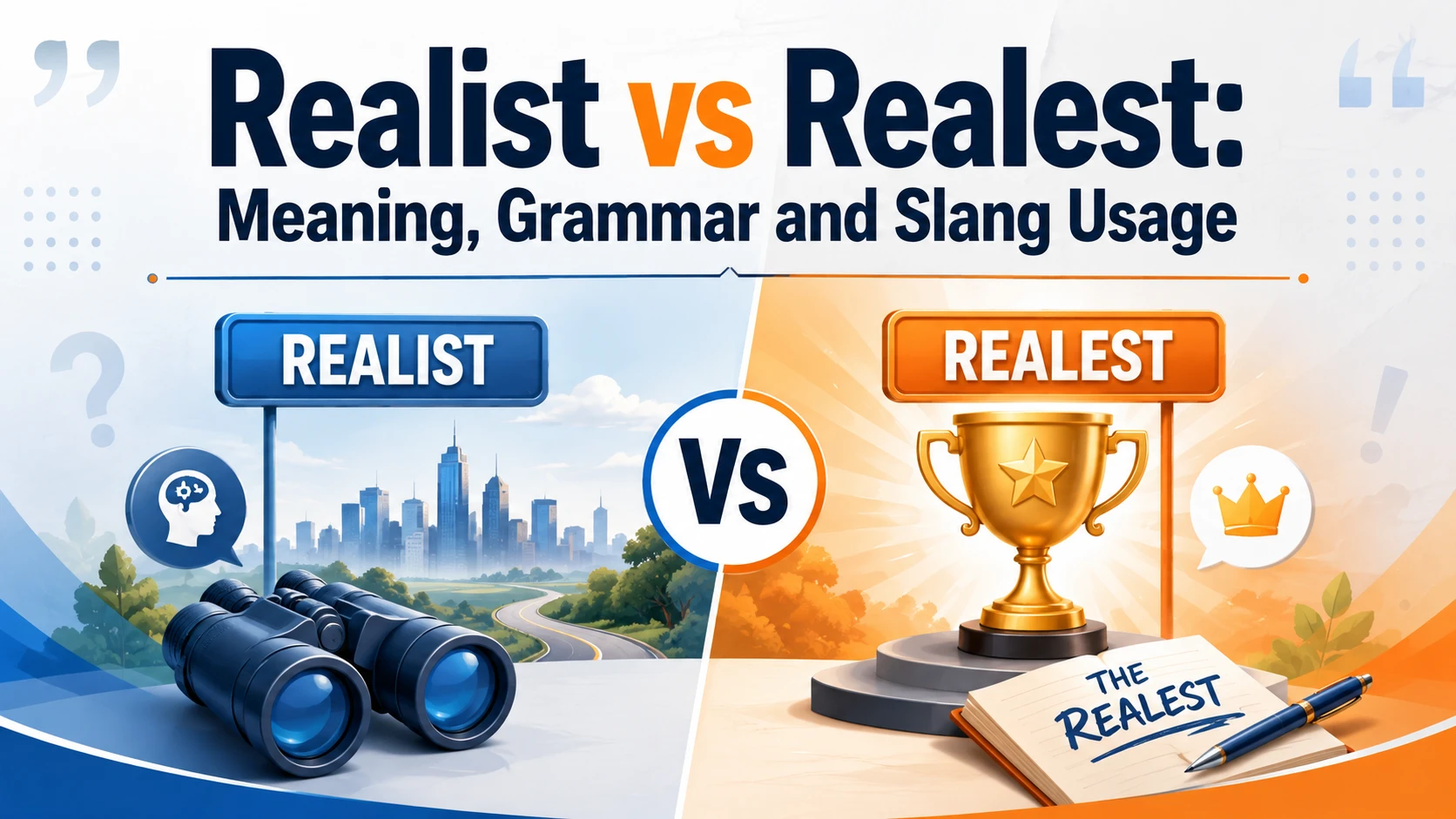 Realist vs Realest: Meaning, Grammar and Slang Usage