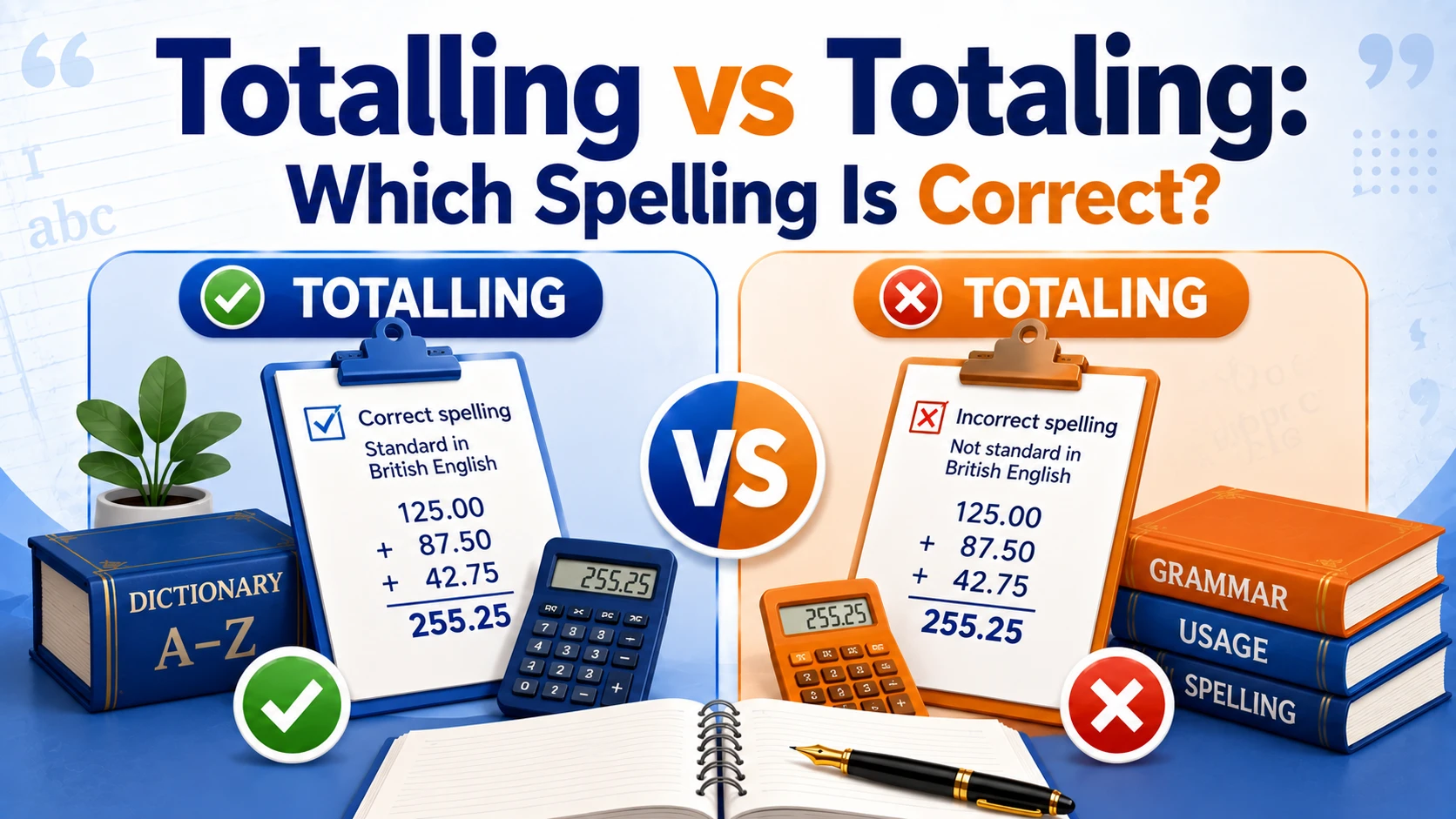 Totalling vs Totaling: Which Spelling Is Correct?