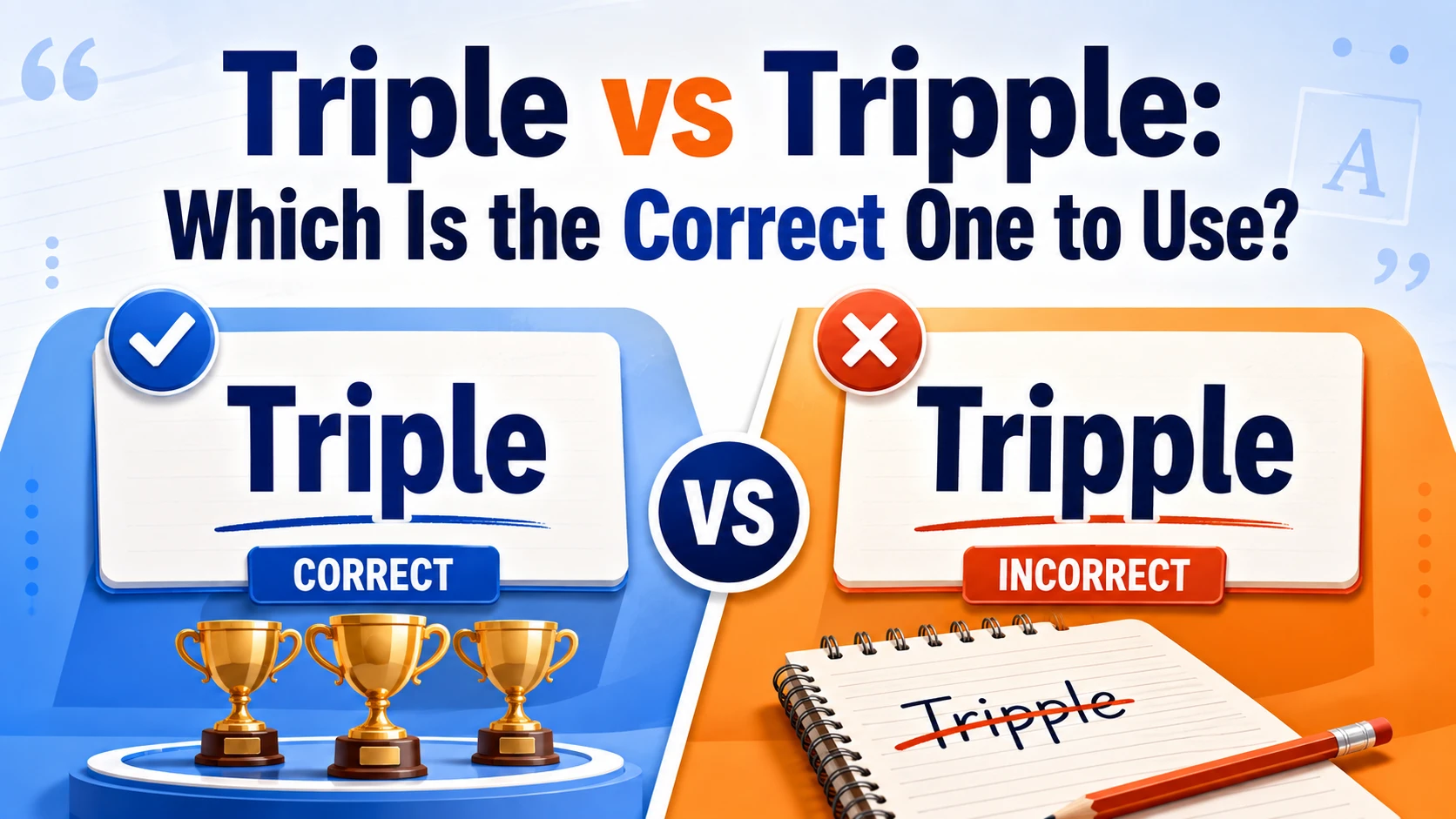 Triple vs Tripple: Which Is the Correct One to Use?