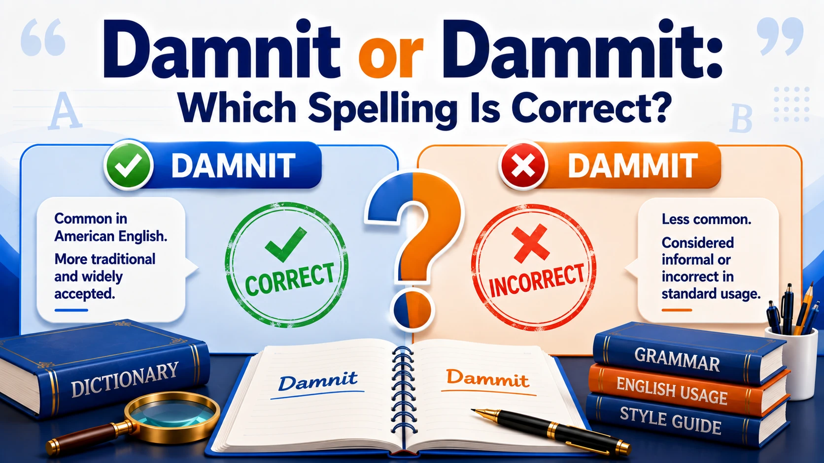 Damnit or Dammit: Which Spelling Is Correct?