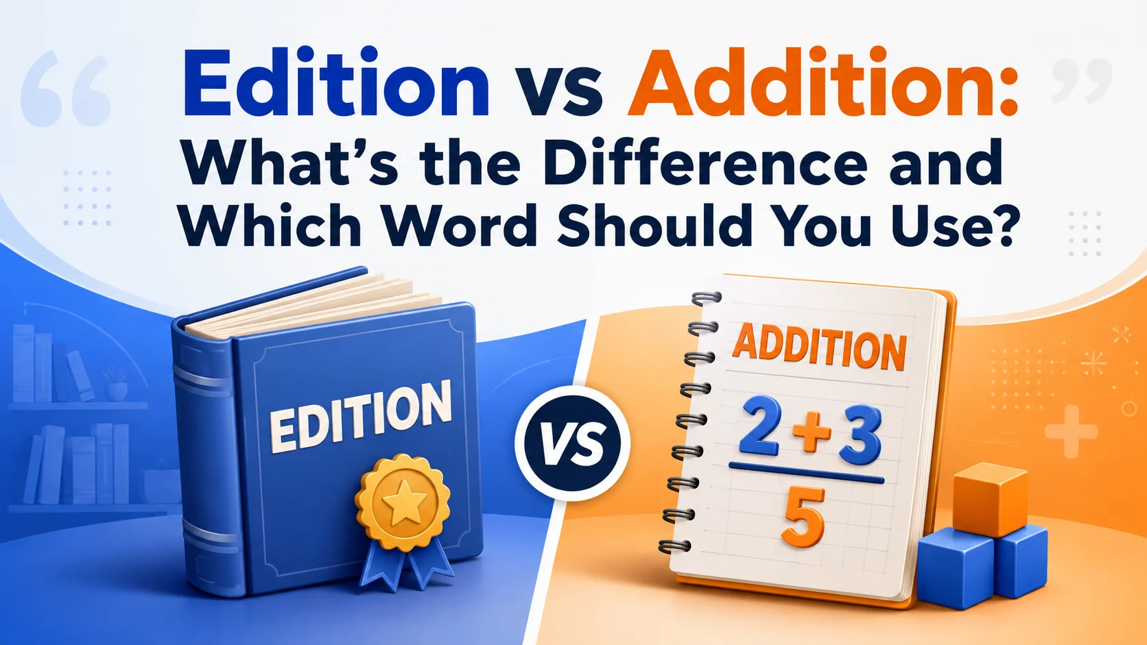 Edition vs Addition: What’s the Difference and Which Word Should You Use?