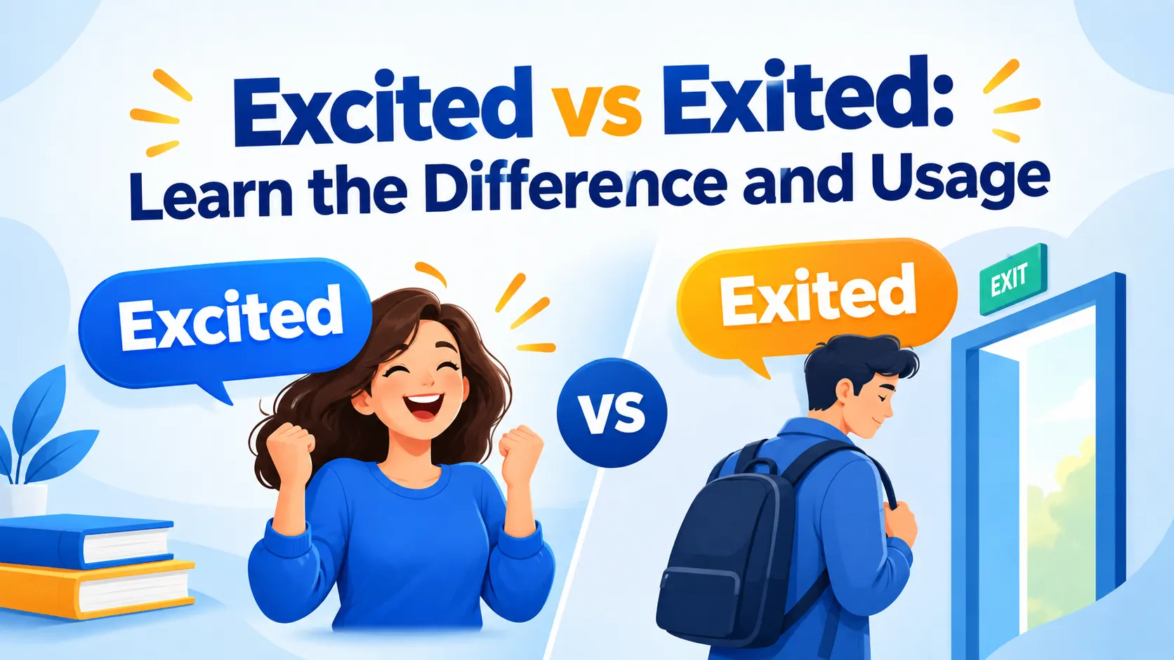 Excited vs Exited: Learn the Difference and Usage