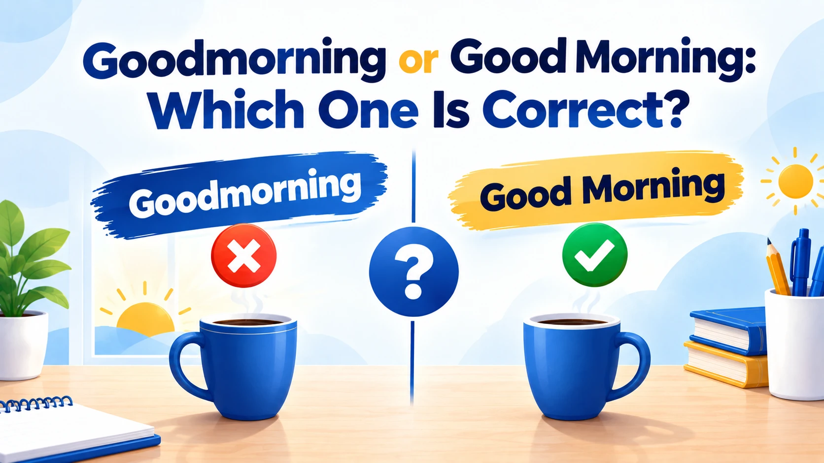 Goodmorning or Good Morning: Which One Is Correct?