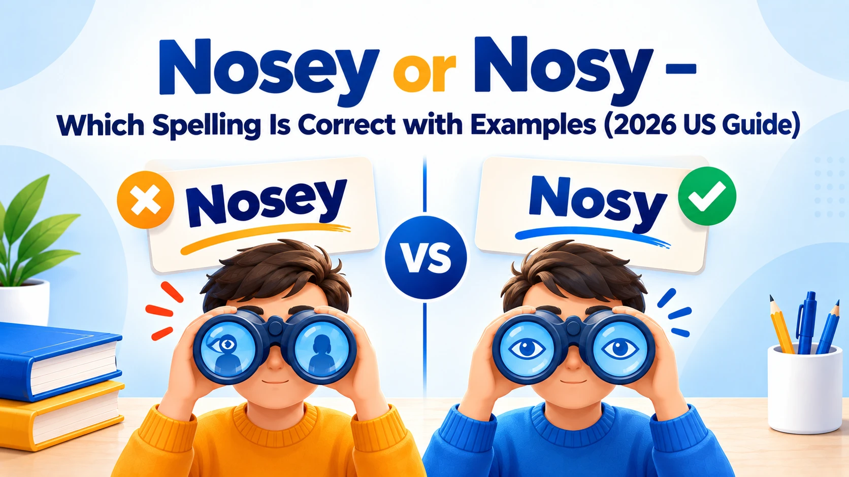 Nosey or Nosy – Which Spelling Is Correct with Examples (2026 US Guide)
