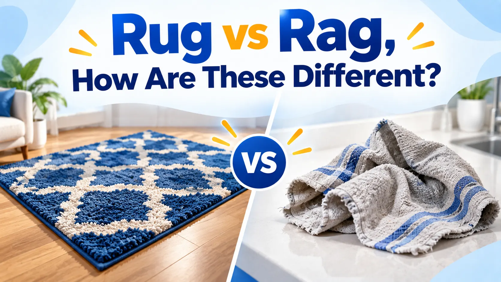 Rug vs Rag, How Are These Different?