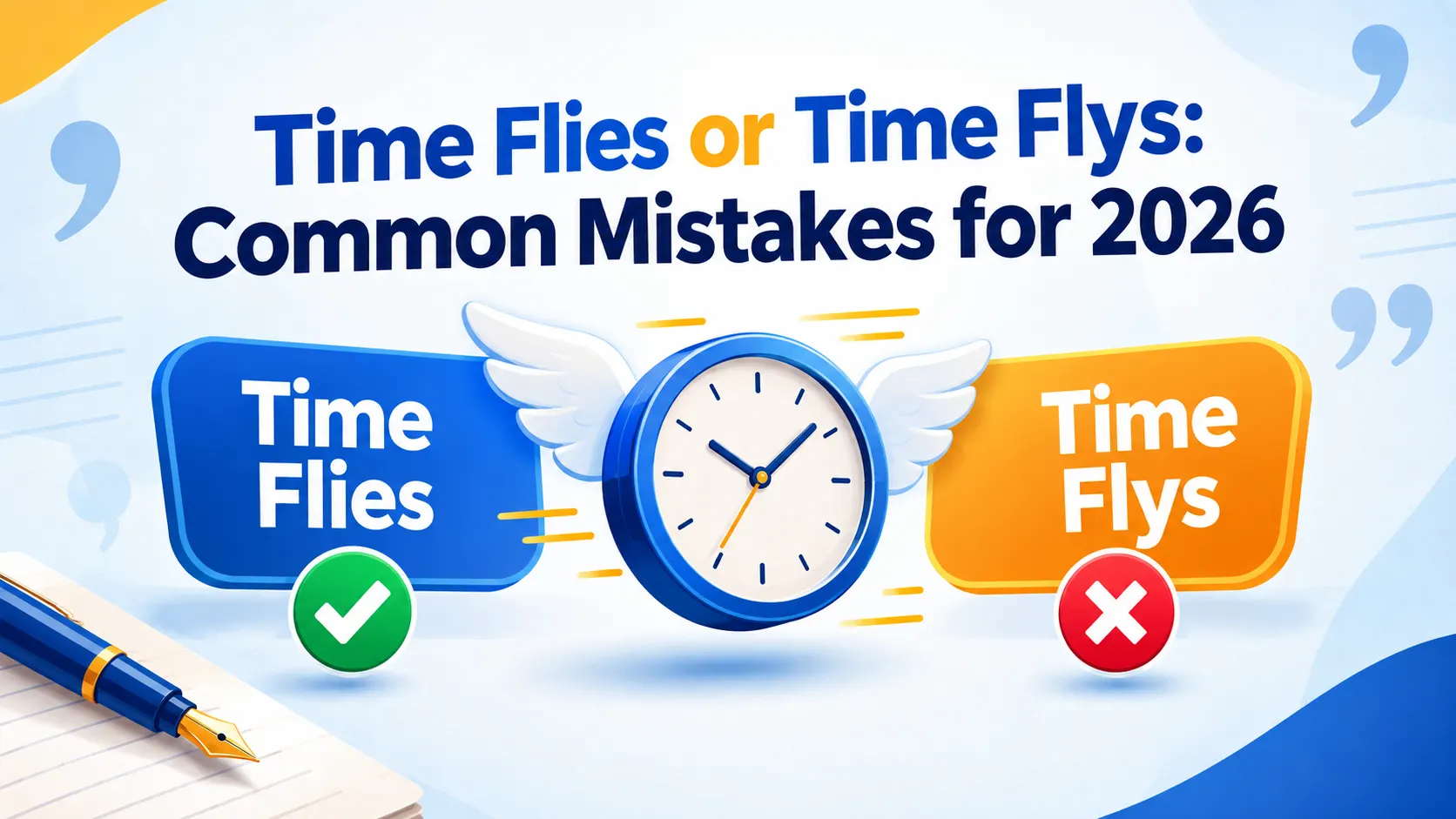 Time Flies or Time Flys: Common Mistakes for 2026