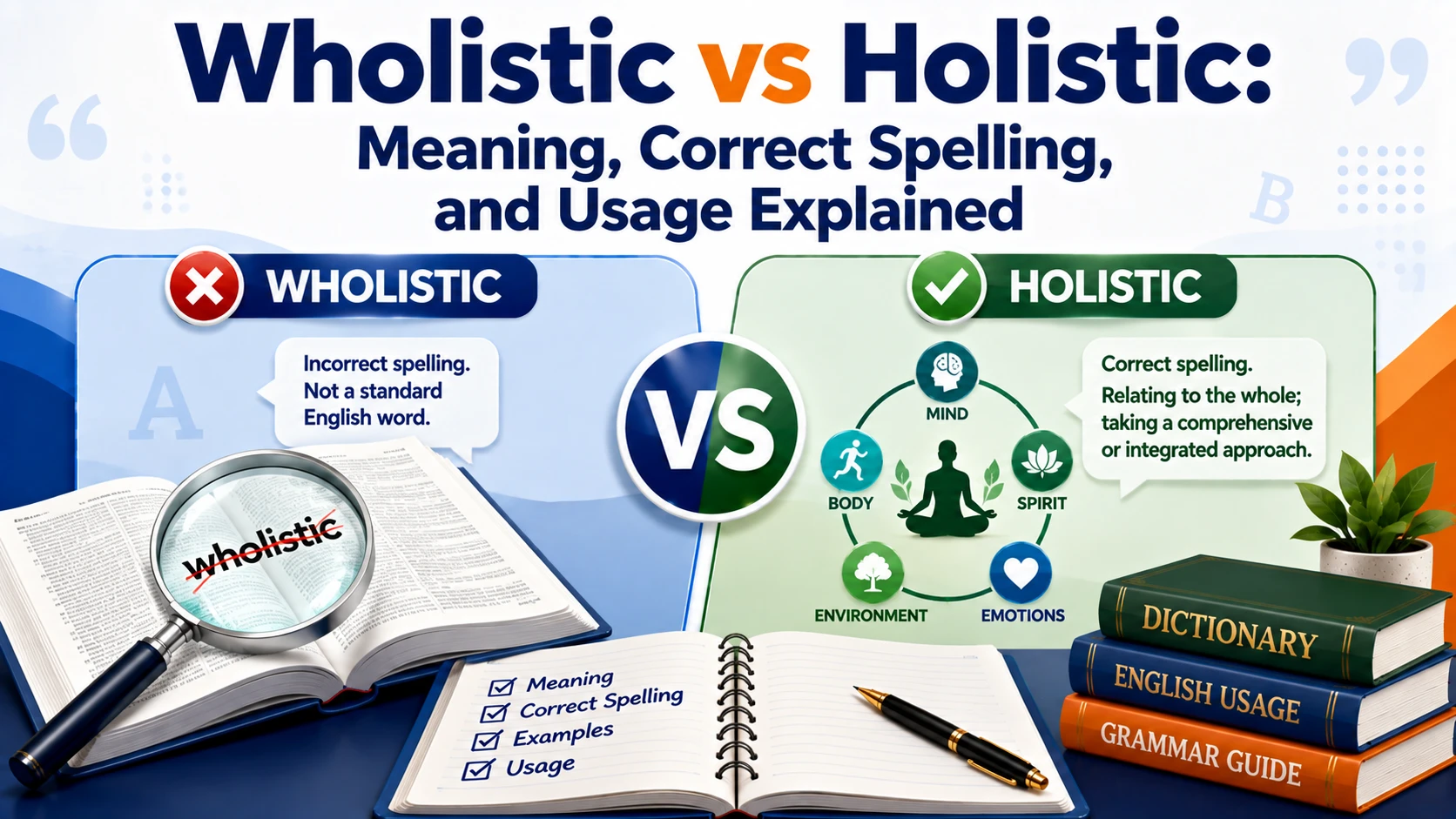 Wholistic vs Holistic: Meaning, Correct Spelling, and Usage Explained
