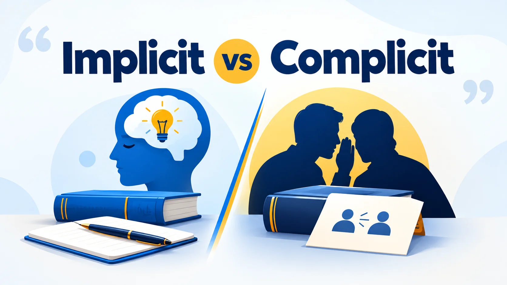 Implicit vs Complicit: Meaning, Differences & Examples