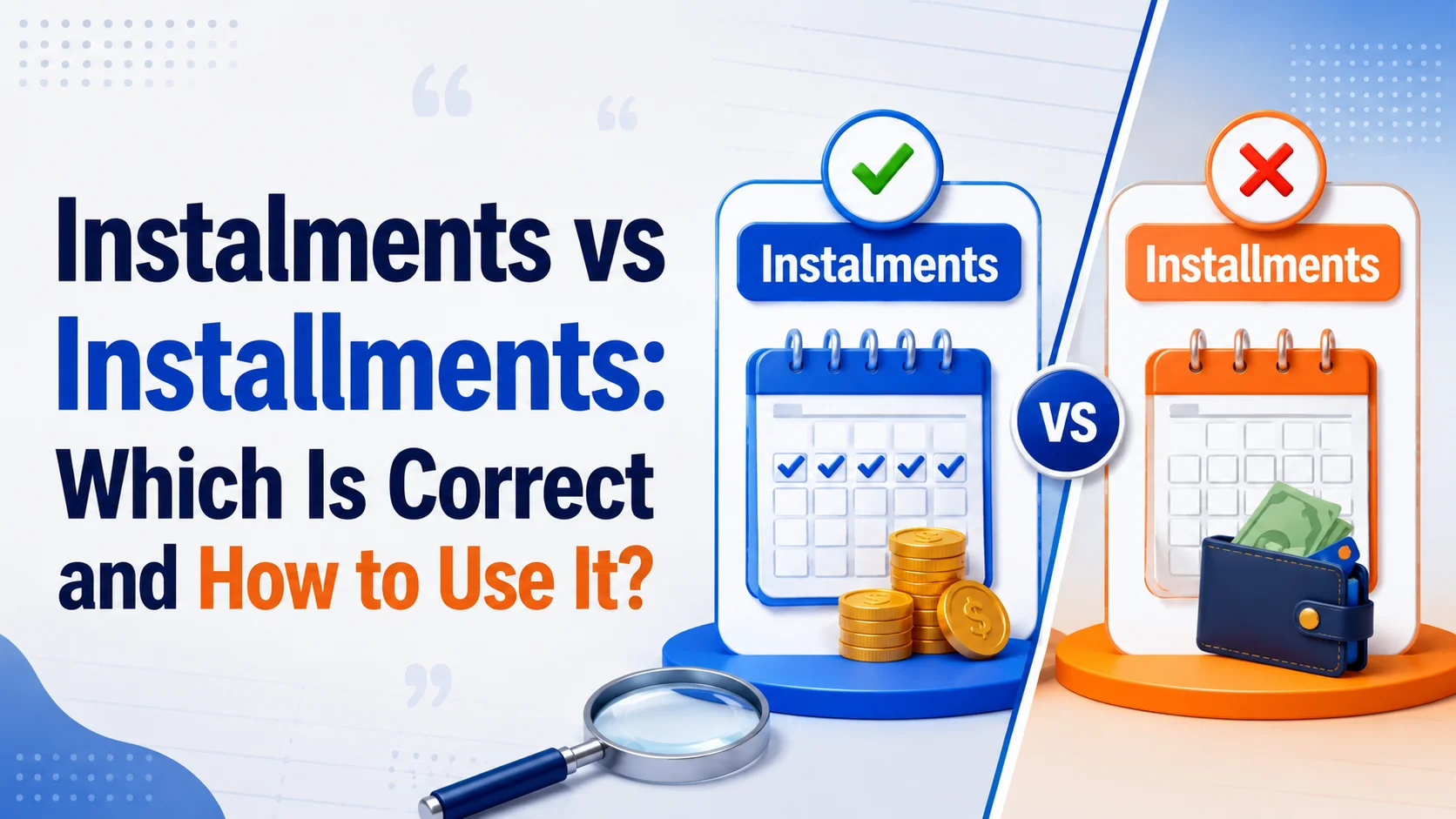 Instalments vs Installments: Which Is Correct and How to Use It?