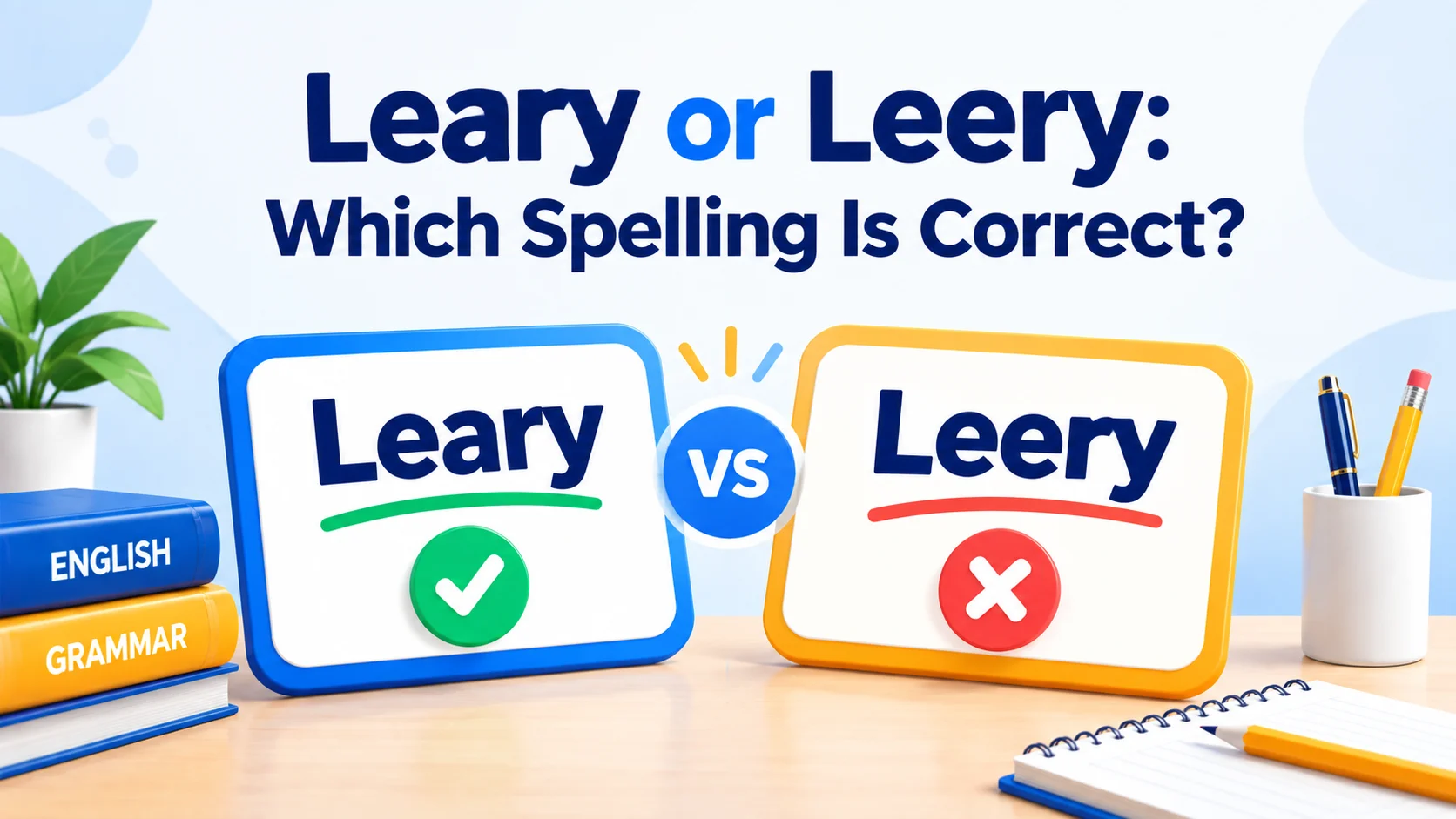 Leary or Leery: Which Spelling Is Correct?