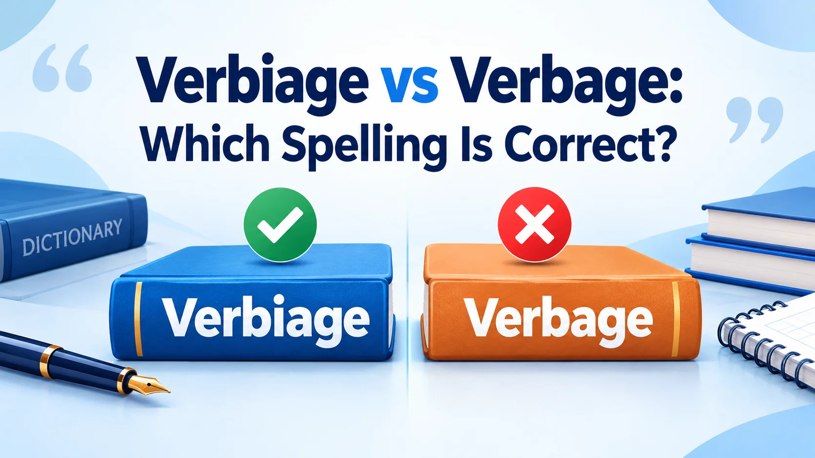 Verbiage vs Verbage: Which Spelling Is Correct?