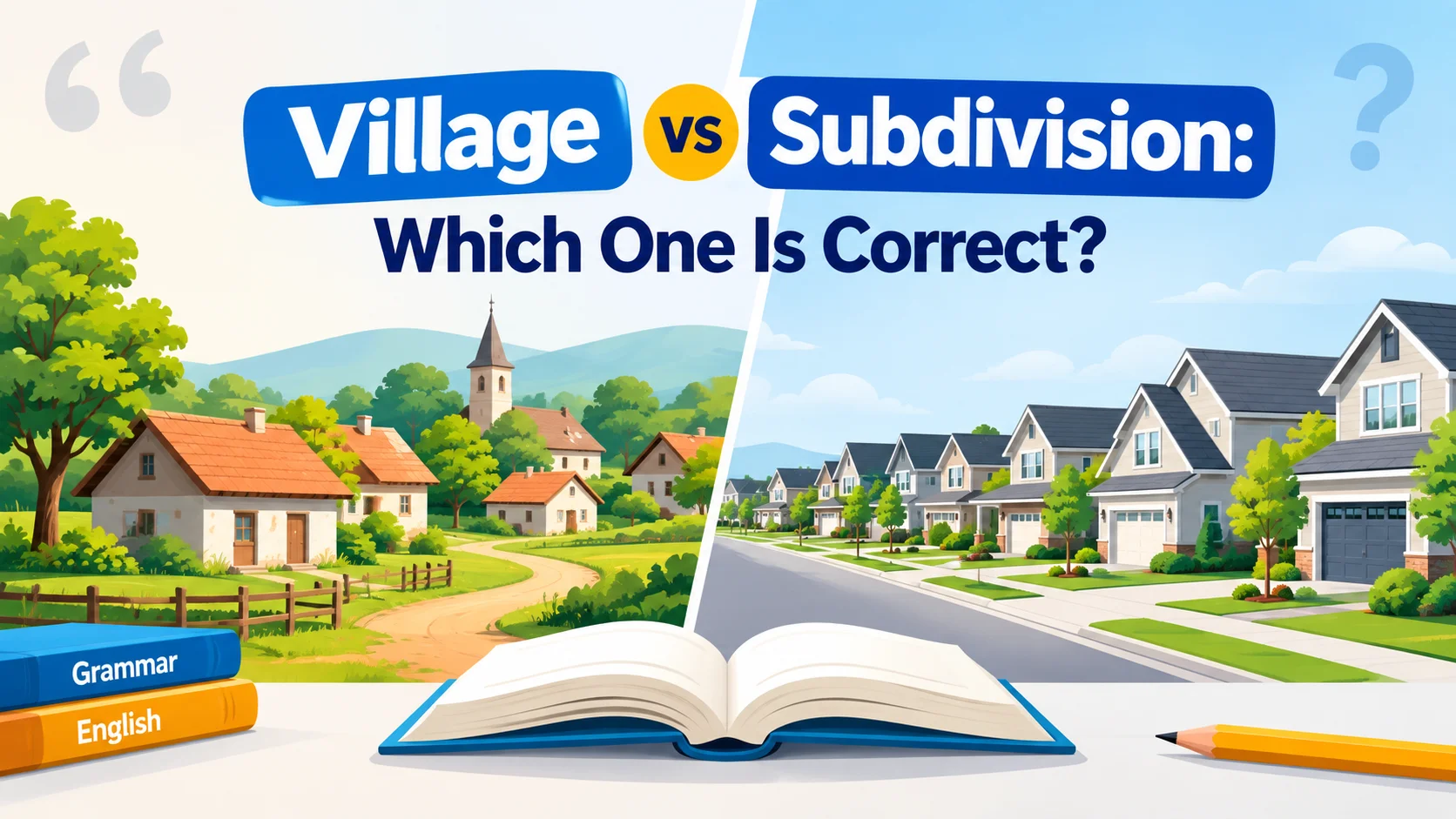 Village vs Subdivision: Which One Is Correct?